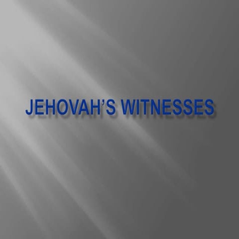 Jehovahswitnesses