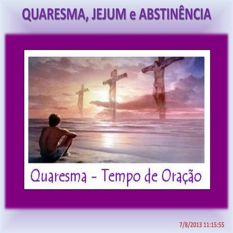 Jejum e abstinência