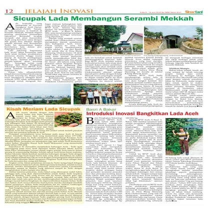 Sicupak Lada Membangun Serambi Mekkah