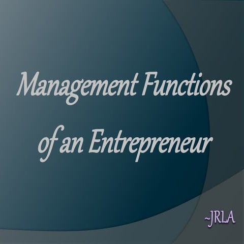 Management Function