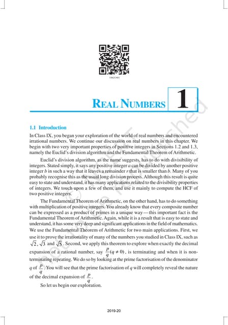 Ncert Maths Class-X | Chapter-1 | Slides By MANAV |