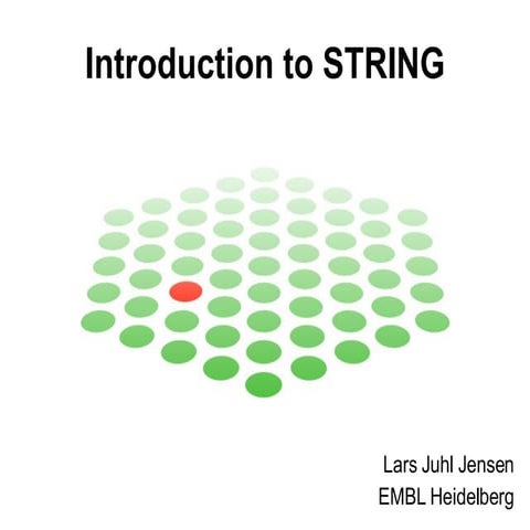 Introduction to STRING | PPT | Genetics | Science