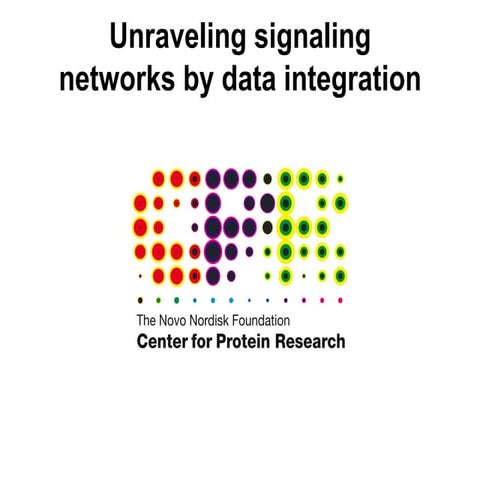 Unraveling signaling networks by data integration