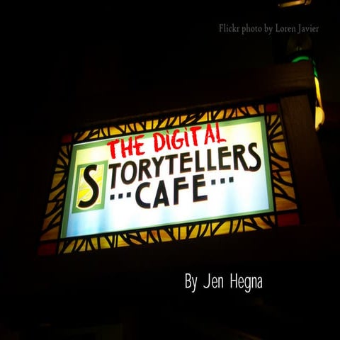 The Digital Storytelling Cafe: Intro to digital storytelling with Photostory