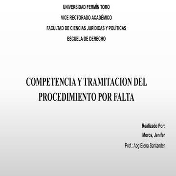 Jenifer morors faltas