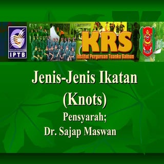 Jenis jenis ikatan (knots)