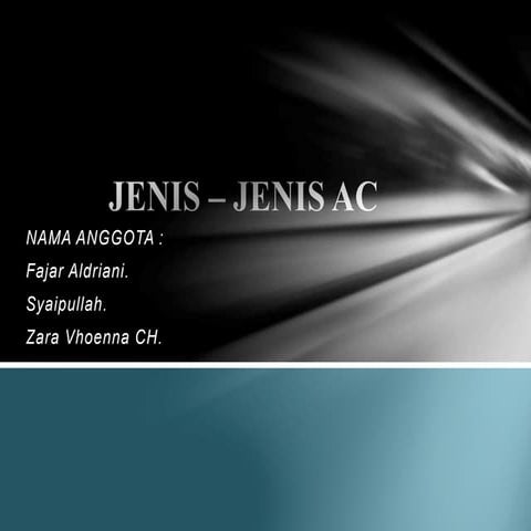 JENIS JENIS AC (AIR CONDITIONER)