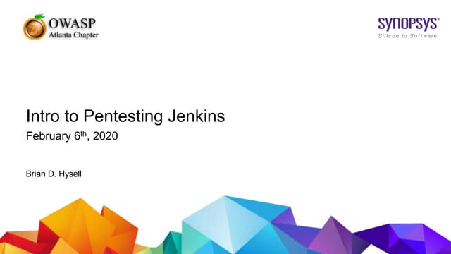 Intro to Pentesting Jenkins