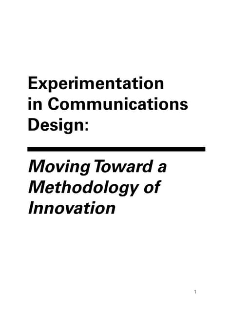 First Draft of Thesis (preliminary design)