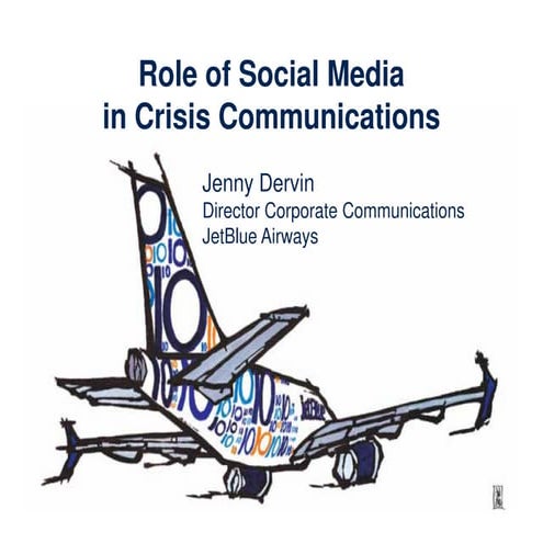 Role Of Social Media In Crisis Communications Bdi 7 21 10 Social