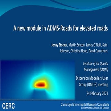 A new module in ADMS-Roads for elevated roads | PDF