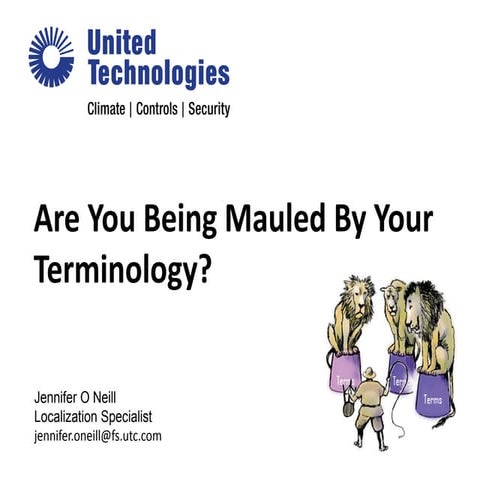 Are You Being Mauled by Your Terminology?