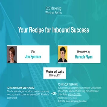Trends in B2B Marketing: Your Recipe to Inbound Success