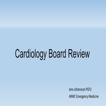 Jens rapid review  cardio