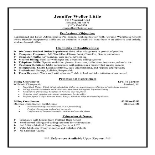 Jen's resume | DOCX
