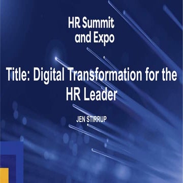 Digital Transformation for the Human Resources Leader