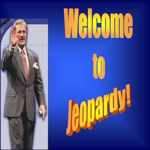 Jeopardy Quarter 1 Review