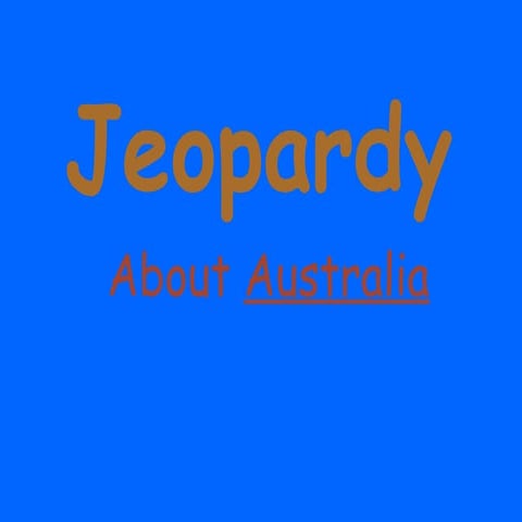 Jeopardy australia   game