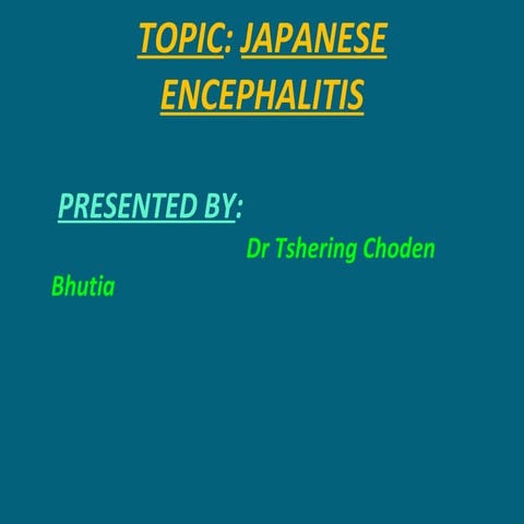 Japanese Encephalitis