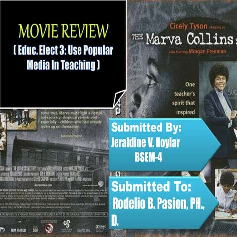 The Marva Collins Story(1981) | PPTX
