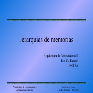 Jerarquia de memorias