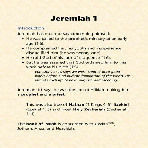 Jeremiah 1