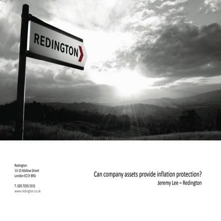 Can Company Assets Provide Inflation Protection?