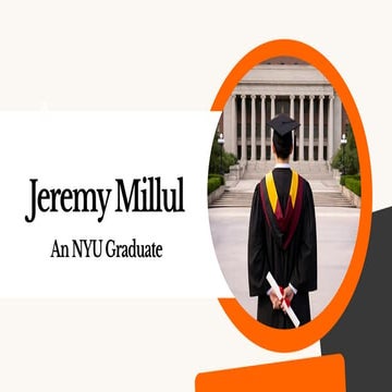 Jeremy Millul - An NYU Graduate With A Bachelor’s Degree In Computer ...