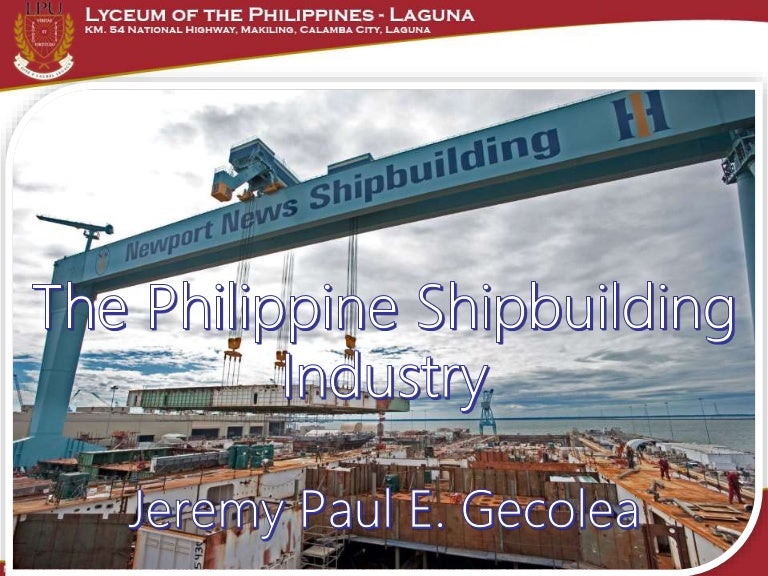 The Philippine Shipbuilding Industry
