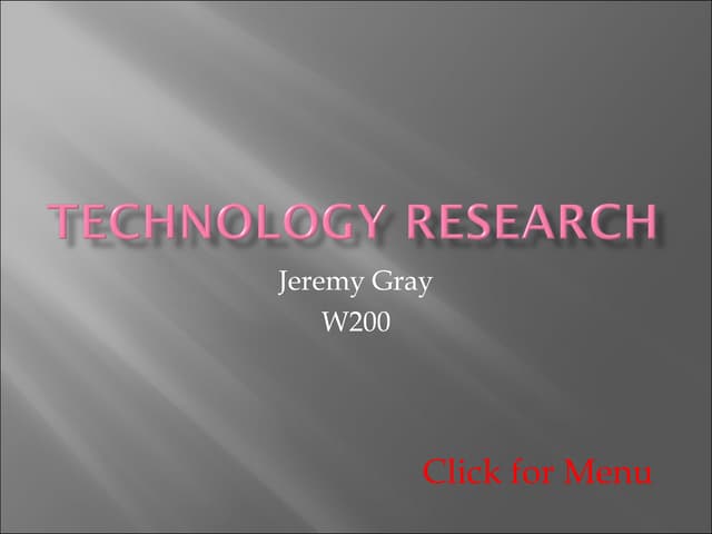 Jeremy Technology Research