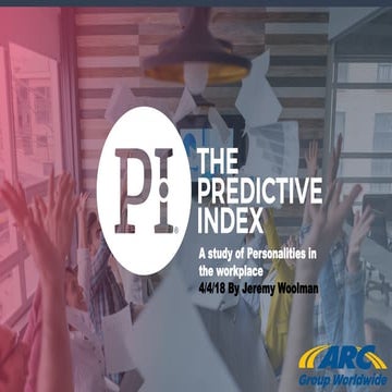 Jeremy woolman   predictive index