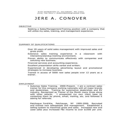 Jeres Resume