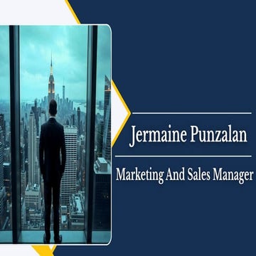 Jermaine Punzalan - Marketing And Sales Manager | PDF