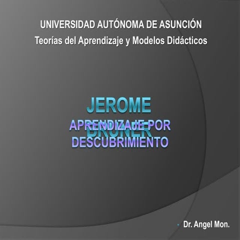 Jerome bruner 1