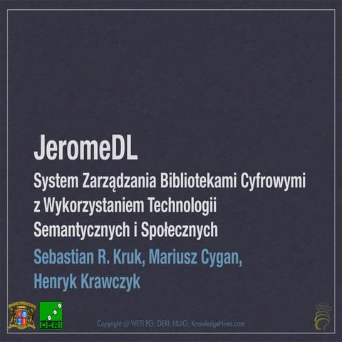 JeromeDL - Semantic Digital Library