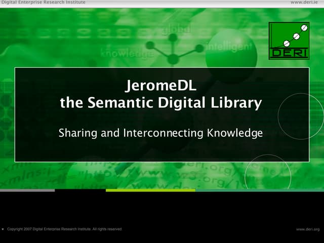 JeromeDL Tutorial