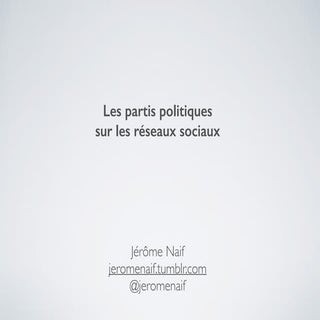 Jerome Naif - Analyse présence en l...