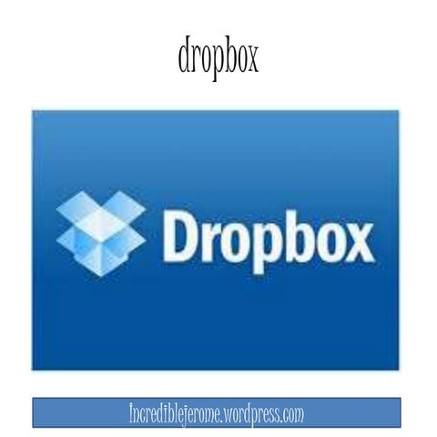 how to use dropbox by jerome villamor