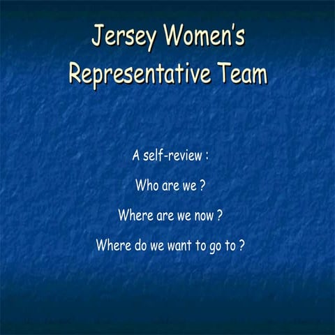 Jersey Womens Rep Team
