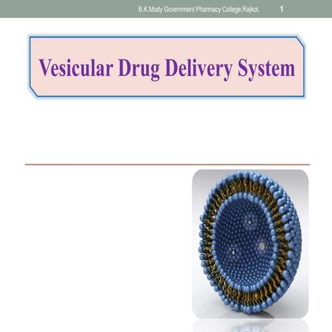 Vesicular drug delivery system