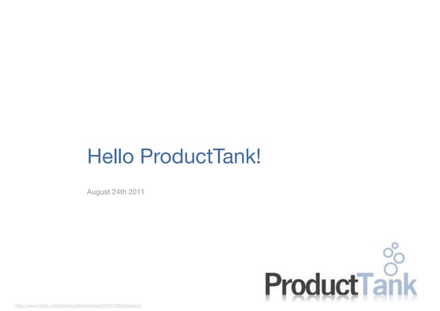 ProductTank: What do UX people want from PMs and how can they best work toget...