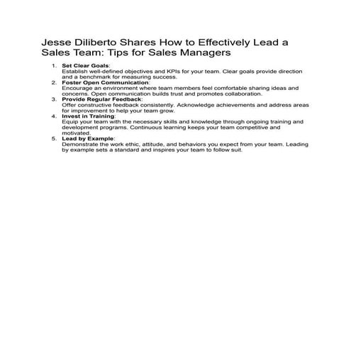 How to build an effective sales Team ppt | PPTX
