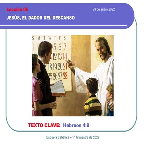 Jesús, el dador del descanso