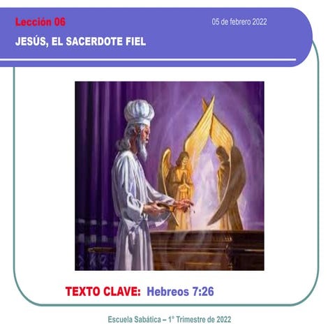 Jesús, el sacerdote fiel