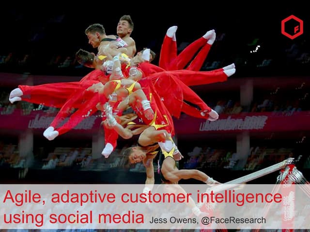 Agile, adaptive customer intelligence using social media by Jess Owens