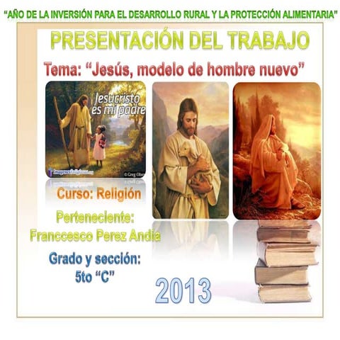 Jesus como modelo de hombre