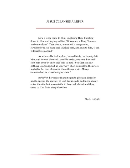 40 healing scriptures | PDF