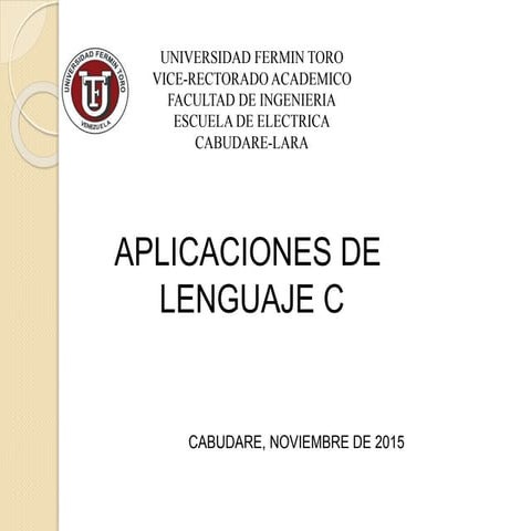 aplicacion del lenguaje c