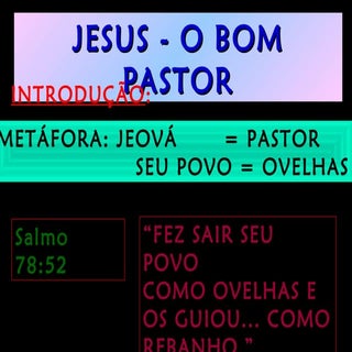 Jesus o bom pastor 1
