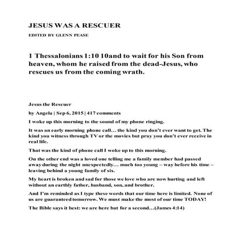 10 things christ saves us from | PPTX